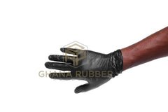 Vinyl Examination Gloves, Black (Carton of 10 Packs)