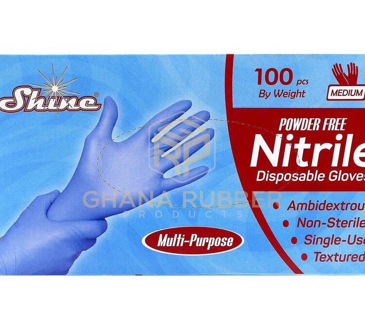 Nitrile Examination Gloves, Blue (Carton of 10 Packs)