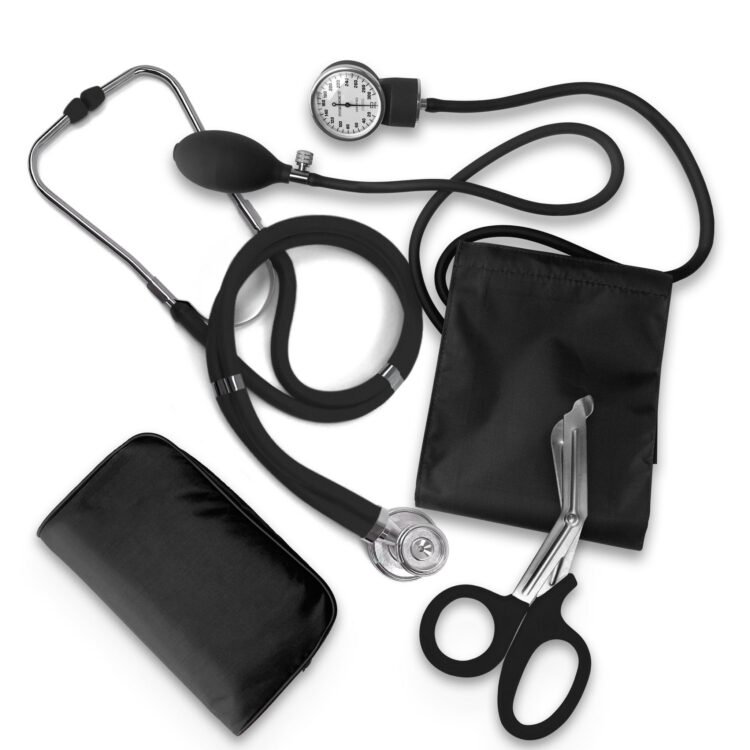 Nurse EMT Starter Pack (Stethoscope, Manual BP Cuff and Trauma Shears)
