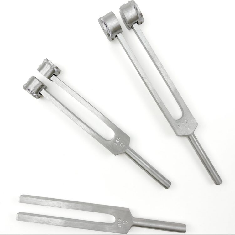 Medical Grade Tuning Fork Set (C128, C256 and C512)
